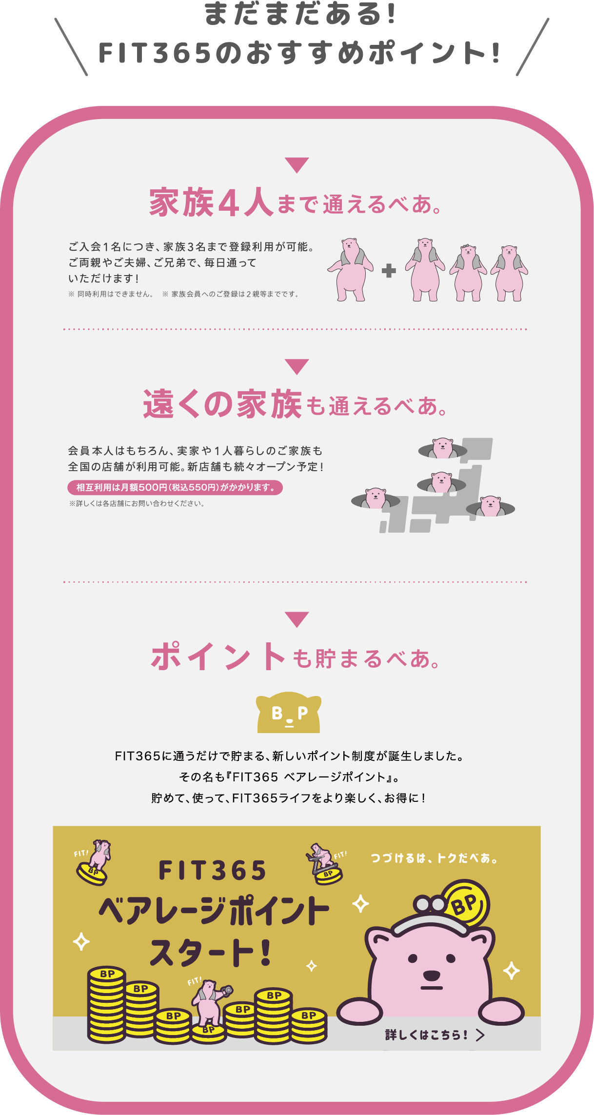 まだまだあるFIT365のおすすめポイント!