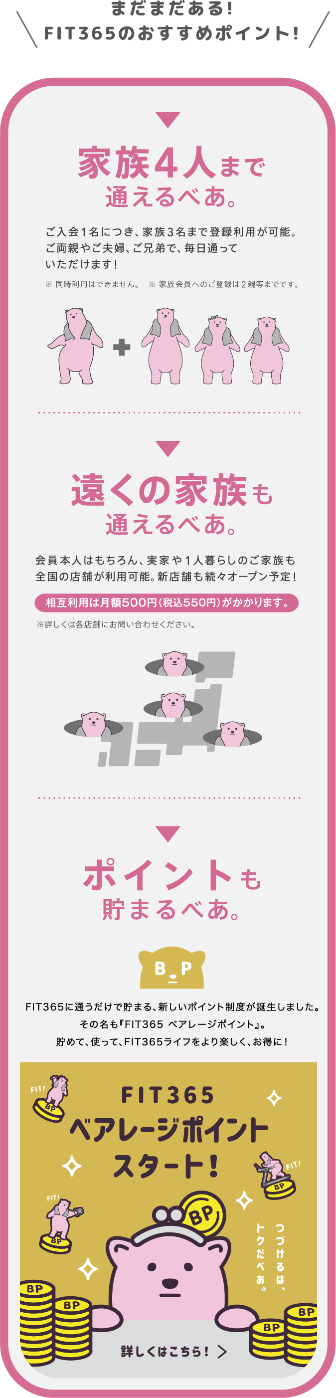 まだまだあるFIT365のおすすめポイント!