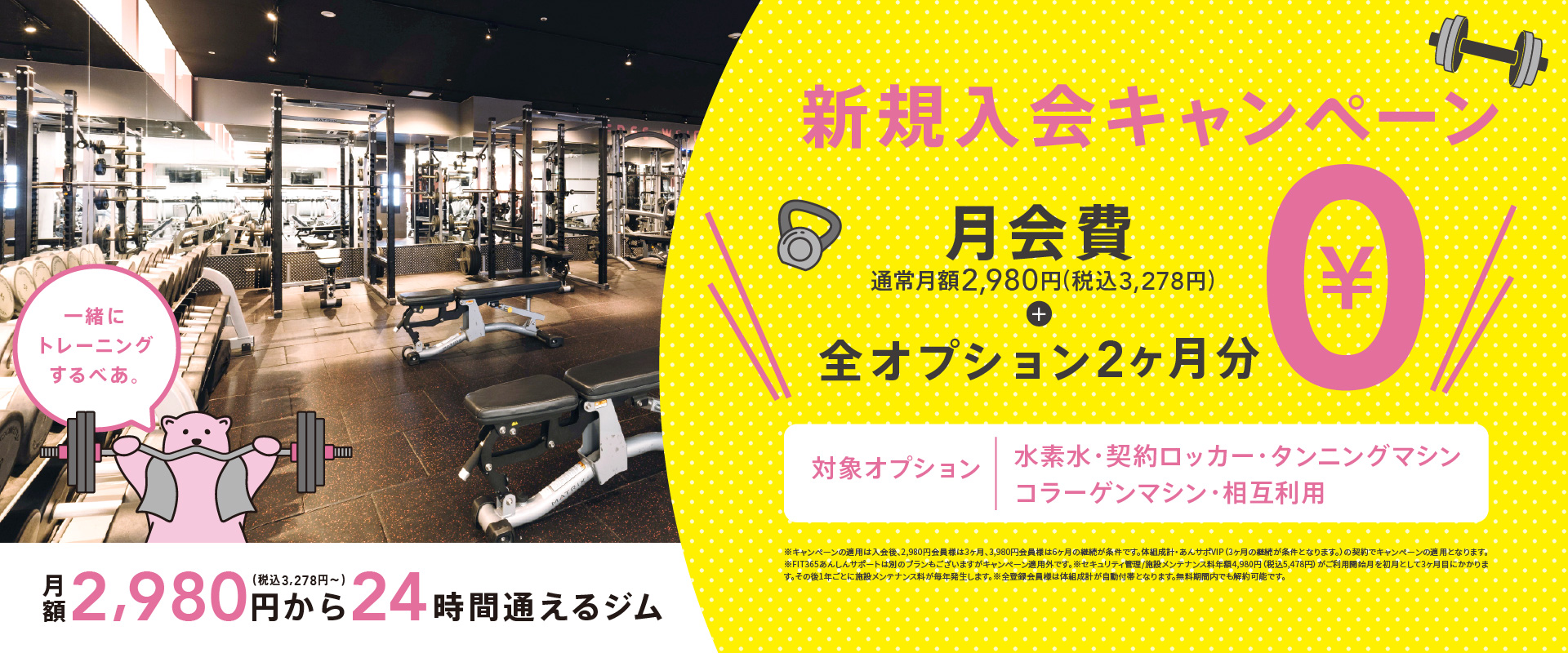 今月のキャンペーン