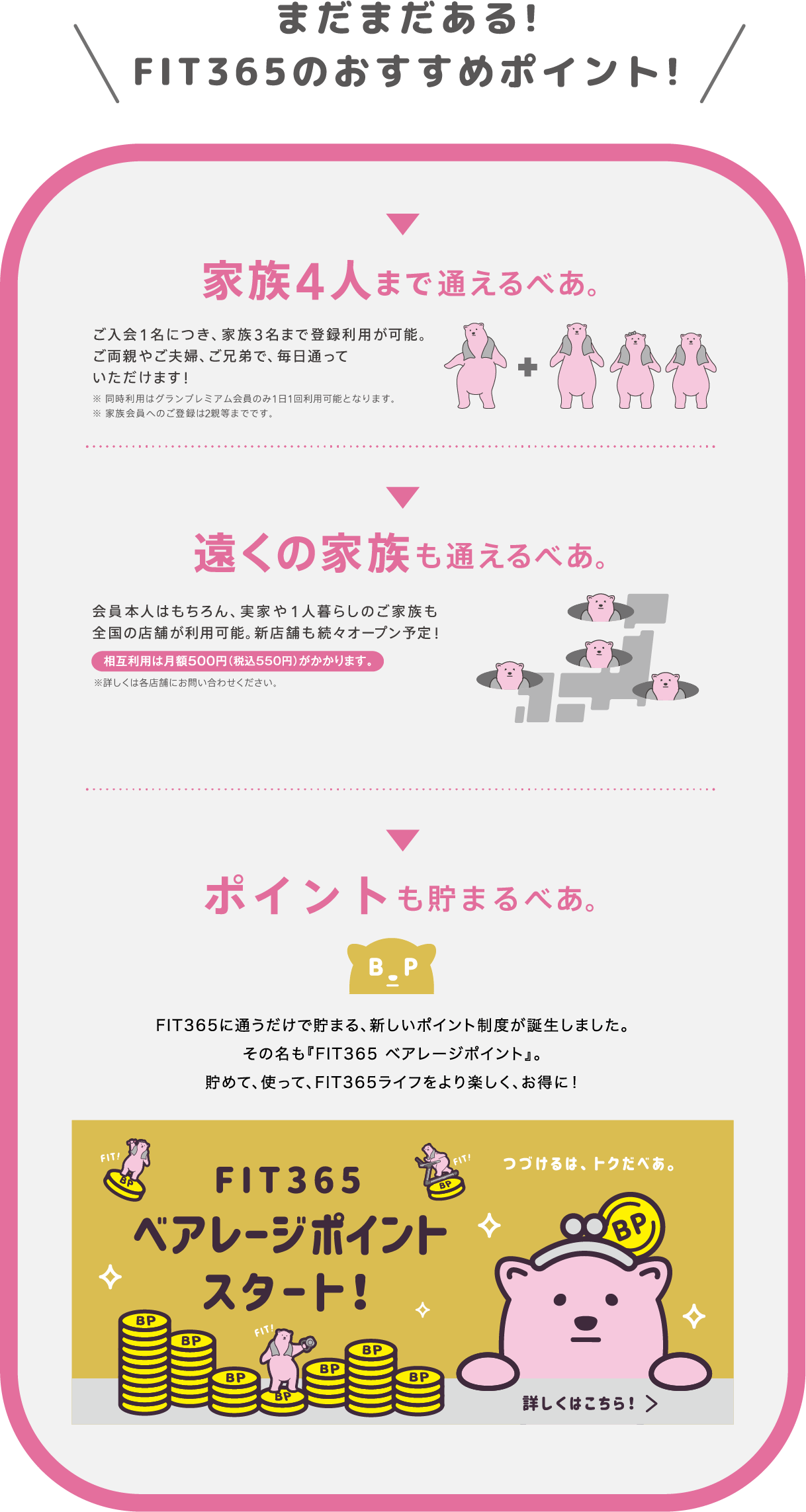 まだまだあるFIT365のおすすめポイント!
