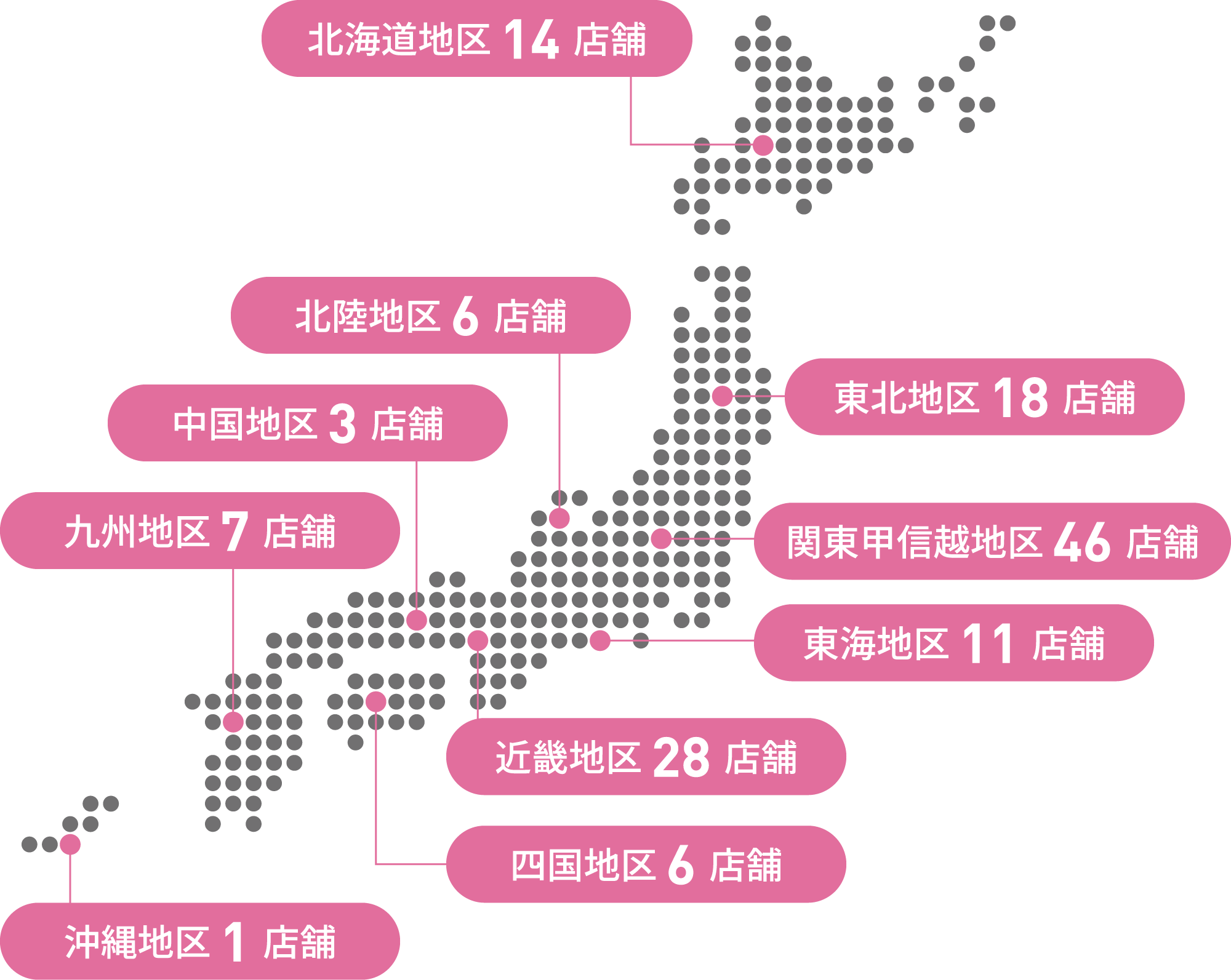 JOYFIT24の店舗マップ